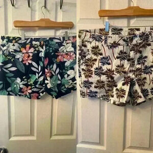 womens shorts x2 pairs plus  size a new approach beach Vacation shorts size 16